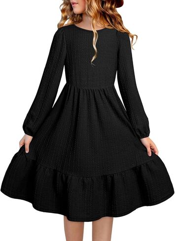 Blibean Girls 2025 فساتين طويلة الأكمام in Saudi Arabia
