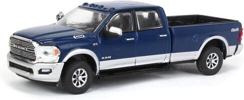 Truck 1/64 2022 Ram Laramie 4x4 ، Patriot Blue & Silver ، All-Terrain Series 14 ، 35250-F in Saudi Arabia