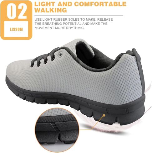 Forchrinse Hawaiian Hibiscus Leaves Lightweight Running Shoes Non Slip Soft Walking Shoes Casual Athletic Shoes in Saudi Arabia
