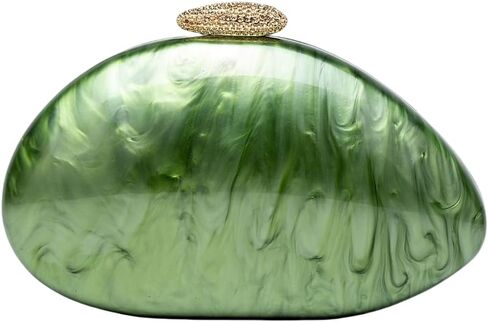 Women Acrylic Clutch for Women Evening Handbag Lipstick Bag for Wedding Play Prom Cocktail Cocktail Semi-Round in Kuwait