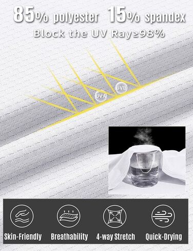 PINSPARK UV Long Sleeve Shirt for Men Quarter Zip Pullover Lightweight Rash Guard Quick Dry Athletic Workout Shirts in Kuwait