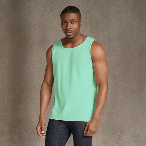 Comfort Colors Men's Adult Tank Top, Style 9360, Island Reef, Large in Kuwait