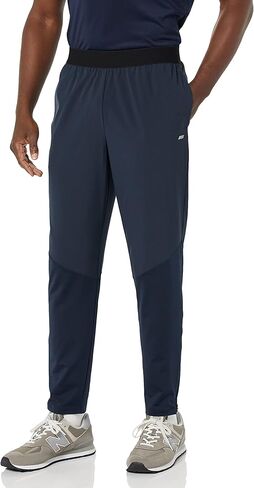 بنطال Amazon Essentials للرجال منسوج بألوان متعددة، أسود، مقاس كبير in Kuwait