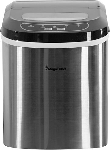 Magic Chef MCIM22ST 27 lb Ice Maker Stainless Steel in Saudi Arabia