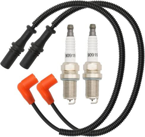 4012889 Ignition Coil Wire Cap and Spark Plug, Replacement for Polaris RZR 800 RZR 4 800 RZR S 800 Ranger Crew 800 2011-2014 Ranger 800 2011-2017, Replaces 3021671 in Saudi Arabia