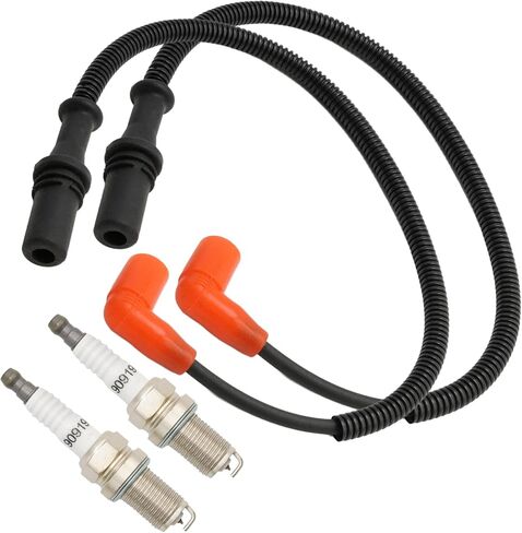 4012889 Ignition Coil Wire Cap and Spark Plug, Replacement for Polaris RZR 800 RZR 4 800 RZR S 800 Ranger Crew 800 2011-2014 Ranger 800 2011-2017, Replaces 3021671 in Saudi Arabia