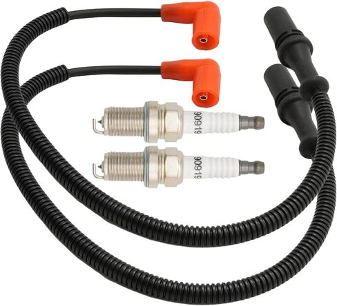4012889 Ignition Coil Wire Cap and Spark Plug, Replacement for Polaris RZR 800 RZR 4 800 RZR S 800 Ranger Crew 800 2011-2014 Ranger 800 2011-2017, Replaces 3021671 in Saudi Arabia