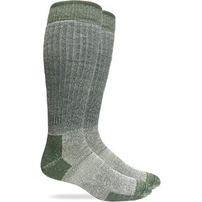 جوارب Carolina Ultimate TALL من صوف ميرينو، فحمي/أخضر، زوج واحد in Kuwait