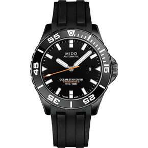 Mido Ocean Star Diver 600 - Swiss Automatic Watch for Men - Black Dial - Case 43.5mm - M0266083705100