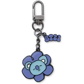 BT21 Flower Collection KOYA Character Metal Keychain Ring Holder