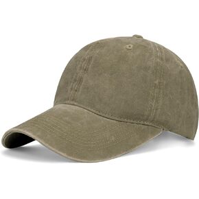 XXL Oversize Washed Denim Hats Baseball Cap for Big Heads Large Pigment Dyed Dad Hat Low Profile Sports Caps 23.5"-25.5"