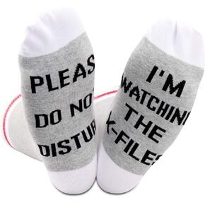 GJTIM 2PAIRS Novelty Inspired Gift Science fiction TV Show Socks TV Show Merchandise