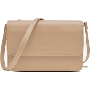 Pixie Mood JANE-2-IN-1-W-P-IBLU-OS Jane 2-In-1 Crossbody - Ice Blue Recycled Vegan Leather Crossbody Clutch Handbag Purse