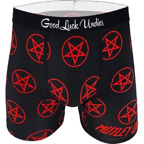 Good Luck Undies Men's Mötley Crüe Boxer Brief Underwear