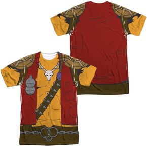 TMNT Teenage Mutant Ninja Turtles Unisex Adult Halloween Costume T Shirt (Front/Back)