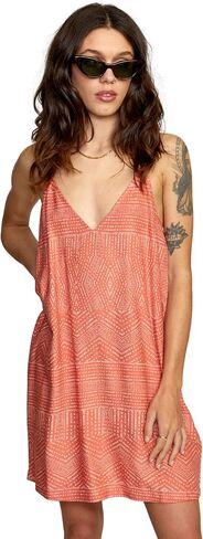 RVCA Women's Jade Woven Spaghetti Strap Dress in Saudi Arabia