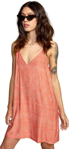 RVCA Women's Jade Woven Spaghetti Strap Dress in Saudi Arabia