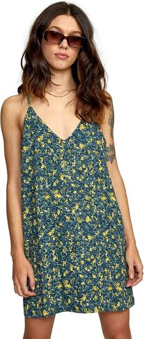 RVCA Women's Jade Woven Spaghetti Strap Dress in Saudi Arabia