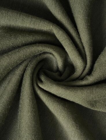 فستان DRESSFO نسائي لخريف 2023 ميدي كاجوال بأكمام طويلة ورقبة على شكل V وخصر عالٍ وحزام على شكل حرف A فساتين ملفوفة in Kuwait