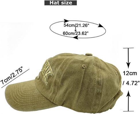 New York Baseball Cap Cotton Low Profile Distressed Adjustable Dad Hat Vintage Washed Trucker Hats for Men Women Teens Kids in Saudi Arabia