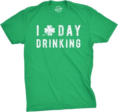 Funny Saint Patricks Day T Shirts for Men Party Shirts for St Pats Funny Drinking Tees in Saudi Arabia