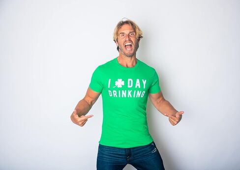 Funny Saint Patricks Day T Shirts for Men Party Shirts for St Pats Funny Drinking Tees in Saudi Arabia