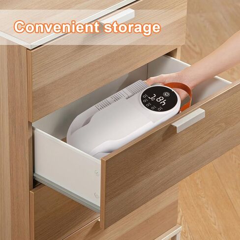 Qonmpcvu Boot Dryer for Work Boots,Portable Glove Dryer & Boot Warmer,Shoe Dryer and Deodorizer,Intelligent Timer,180° Adjustable Dry Rack,Telescopic Rack Folding Design for Ski Boots, Glove, Helmet in Kuwait