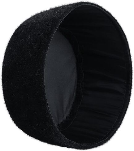 Mens Muslim Kufi Prayer Hat Islam Solid Skull Beanie Cap Winter Fuzzy Headwear in Saudi Arabia