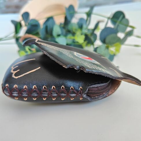 Yzikema 1 Pcs Leather Zipper Coin Purse Fox Shaped Wallet, Wrist Bag,Hand Bag,Coin Organizer, Change Holder,Card Case, Mini Leather Zipper Storage Bag for Women in Kuwait