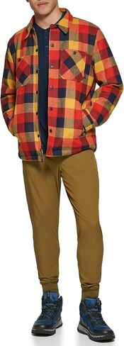 BASS OUTDOOR Men's Wool Blend Sherpa Shacket in Saudi Arabia