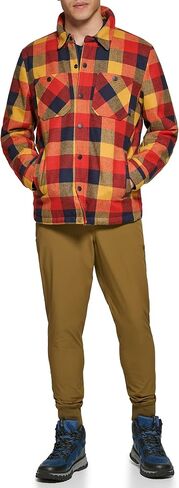BASS OUTDOOR Men's Wool Blend Sherpa Shacket in Saudi Arabia