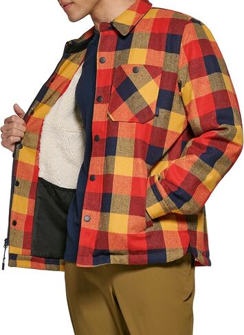 BASS OUTDOOR Men's Wool Blend Sherpa Shacket in Saudi Arabia