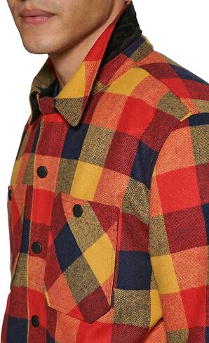 BASS OUTDOOR Men's Wool Blend Sherpa Shacket in Saudi Arabia