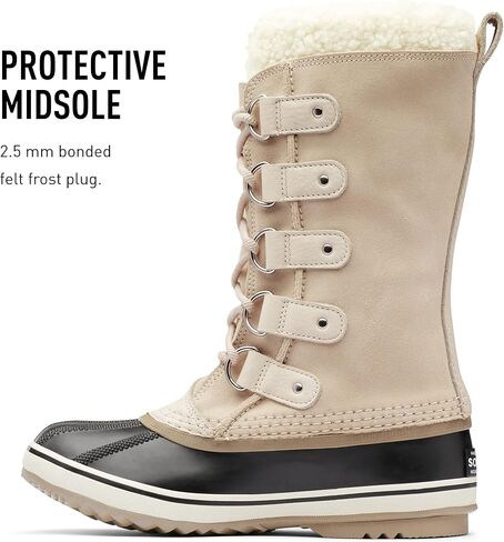 Sorel Women's Joan of Arctic Boot — Fawn, Omega Taupe — Waterproof Suede Snow Boots — Size 6.5 in Saudi Arabia
