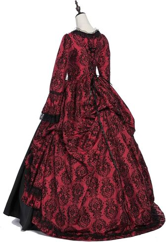 فستان ماري أنطوانيت الأميرة فترة ثوب الكرة إعادة تمثيل فستان المسرح بروكيد الكرة ثوب فساتين الملكة in Kuwait