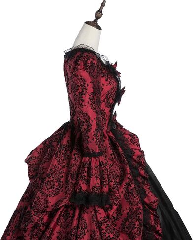 فستان ماري أنطوانيت الأميرة فترة ثوب الكرة إعادة تمثيل فستان المسرح بروكيد الكرة ثوب فساتين الملكة in Kuwait