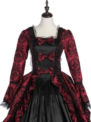 فستان ماري أنطوانيت الأميرة فترة ثوب الكرة إعادة تمثيل فستان المسرح بروكيد الكرة ثوب فساتين الملكة in Kuwait