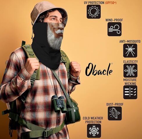 قناع وجه باندانا للرقبة من أوباكل مع رباط قابل للتعديل للرجال والنساء in Kuwait