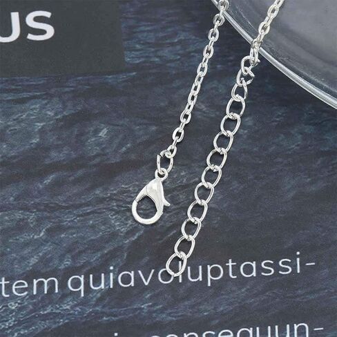 قلادة Olbye Cross Drop قلادة فضية إنفينيتي قلادة مجوهرات يومية للنساء والفتيات in Kuwait