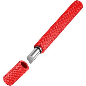Golf Club Groove Sharpener, Golf Club Cleaner and Iron Wedge Groove Sharpener Tool with 6 Carbide Tungsten Steel Cutters, Golf Club Re-Grooving Cleaning Tool 6-Tip, Golf Accessory