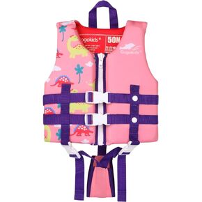 Gogokids Kids Swim Vest Toddler Float Jackets - Child Pool Vest Floaties for Boys Girls Learn to Swim