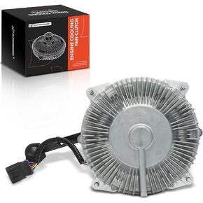 A-Premium Electronic Radiator Cooling Fan Clutch Compatible with Chevrolet Silverado 2500 HD 3500 HD & GMC Sierra 2500 HD 3500 HD, 2011-2014, 6.6L, Replace# 25838900