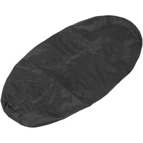 Universal Motorcycle Rain Seat Cover Universal Flexible Waterproof Saddle Seat Protector Cover Black M