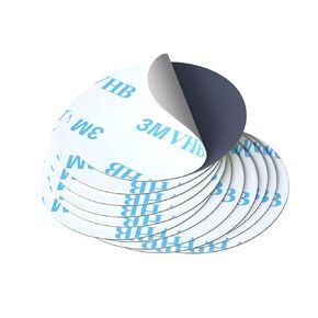 10-Pack 1.58-Inch Double-Sided Adhesive Pads – Strong Mounting Circles, Compatible with 3M for Durable Bonding on Flat, Smooth, Dry Surfaces