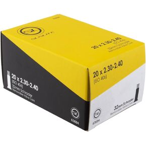 Sunlite Schrader Valve Bicycle Tubes, 20 x 2.30-2.40" / 32mm Valve
