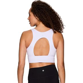RBX Active Women's Fashion Strappy Seamless Low Impact Workout Sports Bra