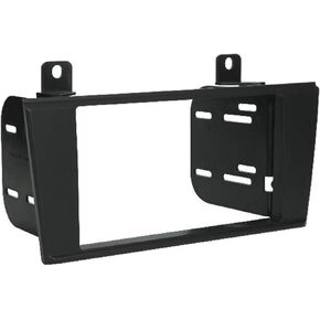 Scosche LN1329B Compatible with 2000-06 Lincoln LS/2002-05 Ford Thunderbird ISO Double DIN Dash Kit Black
