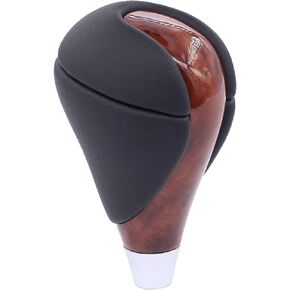 NewYall Walnut Wood Leather Gear Shift Knob for Lexus ES300 ES300h ES330 ES350 GS350 GS450h LS460 GS400 SC300 GS430 GS450h LS460 is F IS250 IS350 LS460 RX450h SC400