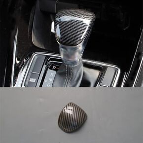 ZiWen New Interior Trim Gear Shift Knob Cover Accessories for KIA Seltos 2021 2022 2023 2024 Forte 2019 2020 2021 2022 2023 2024 (Carbon Fiber Print)