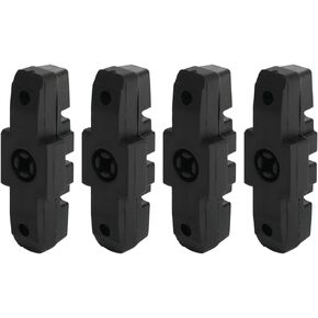 4PCS 2 Pairs Bicycle Brake Pads Replacement Compatible with Magura HS11/HS22/HS24/HS33 Rubber Road Bike Brake Covers Bike Accessories Black